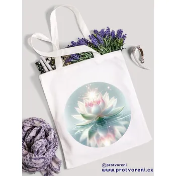 Taška s potiskem Textilní taška, LEKNÍN, 41x37cm, mix barev, 1 ks Vyberte si barvu ZDE:: bílá