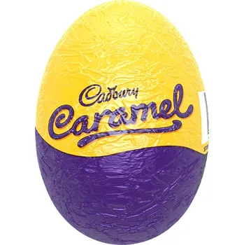 Čokoláda Cadbury velikonoční čokoládové vajíčko s karamelovou náplní 40 g