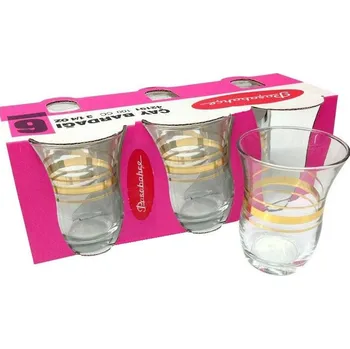 Sklenice Sklenice na kávu a čaj Pasabahce 80 ml 6 ks