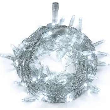 Dekorativní svítidlo DECOLED LED tekoucí světlo 6 m, 96 diod, IP44, transparentní kabel, ledově bílá