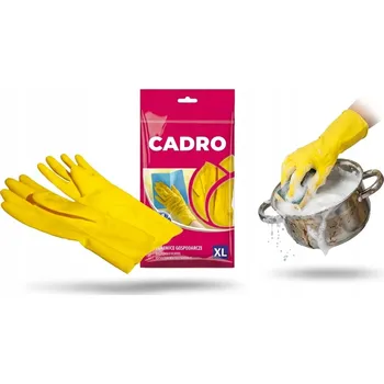 Mycí prostředek GUMOVÉ RUKAVICE pro domácnost latexové na mytí nádobí a úklid XL