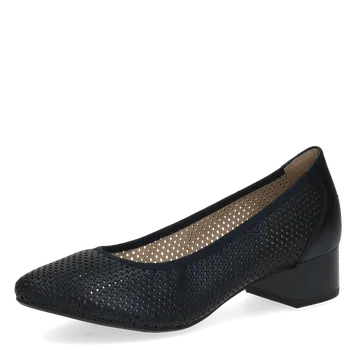 Dámská obuv DÁMSKÉ LODIČKY CAPRICE 9-22501-44 807 MODRÁ Barva: MODRÁ, Velikost: 39