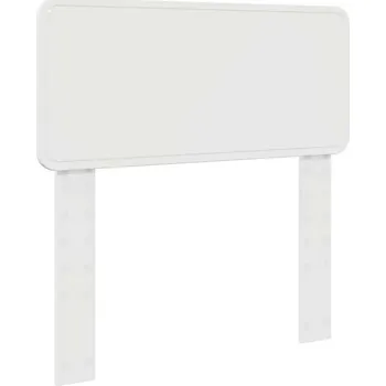 Čelo postele s čelo Lesklá Bílá 90 cm Kompozitní dřevo