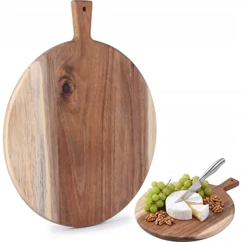 Kuchyňské prkénko SERVÍROVACÍ TÁC dřevěné prkénko na krájení chleba, masa a zeleniny do kuchyně