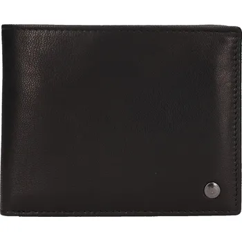 Peněženka Pánská kožená peněženka Bugatti Mateo - černá