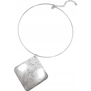 Náhrdelník STŘÍBRNÝ NÁHRDELNÍK řetízek s velkým přívěskem, KOLIE