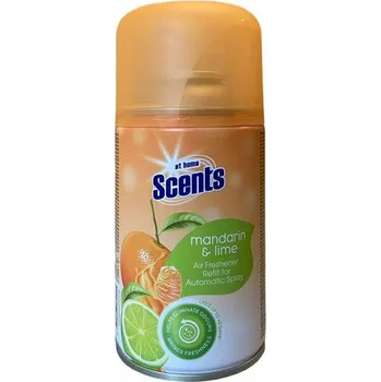 Vůně do bytu Osvěžovač vzduchu Spray Náplň Mandarinka Limetka At Home 250 ml