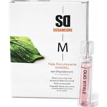 Vlasová regenerace Susan Darnell Mineral Fiala regenerační ampule na vlasy 10 x 10 ml