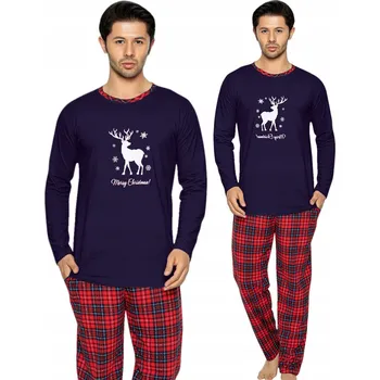 Pánské pyžamo La Penna pánské pyžamo s dlouhým rukávem, velikost XXL