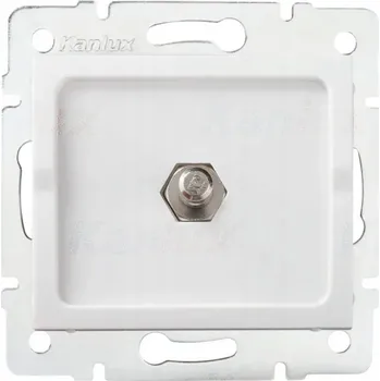 Elektrická zásuvka Bílá nástěnná Elektrická Zásuvka Kanlux