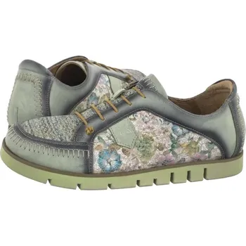 Dámské polobotky Dámské polobotky Maciejka 06784-09/00-1 ZELENÁ barva, polské výroba, KOŽENÉ, velikost VEL.38