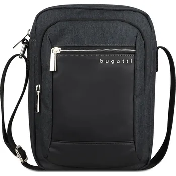 Pánská aktovka Pánská taška přes rameno Bugatti Seras - šedo-černá