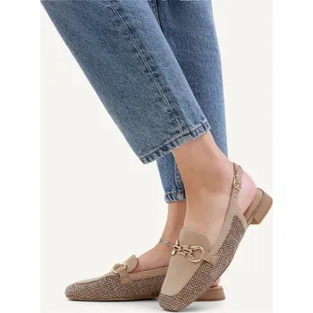 Dámská obuv CAPRICE dámské sandály bez paty hnědé