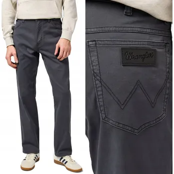 Pánské džíny WRANGLER TEXAS STRAIGHT JEANS Džíny rovného střihu, materiál "FADED BLACK" _ W36 L34