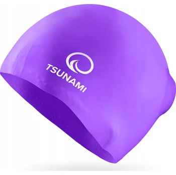 Plavecká čepice Plavecká čepice pro dospělé Silikonová Tsunami růžová