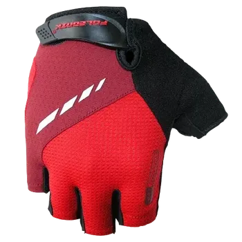 Cyklistické rukavice Rukavice POLEDNIK Memogel - červená, velikost M - velikost XL