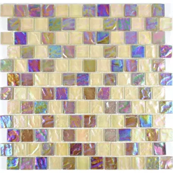 Obklad Skleněná mozaika WzorcowniaStudio 29,8 x 29,8 cm, odstíny hnědé a béžové