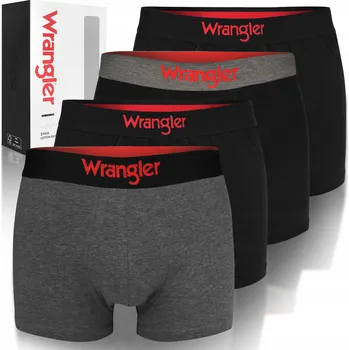 Pánské boxerky Wrangler bavlněné, vícebarevné, 4 ks, vel. L