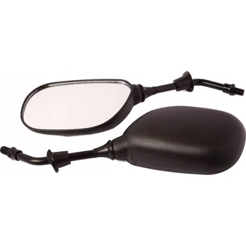 Zrcátko pro motocykl ZRCÁTKA SADA - M10 PRAVÉ ZÁVITY - malá, černá