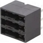 Zásuvka Montáž PCB 15A Mat termoplast UL94V-0 Barva černá