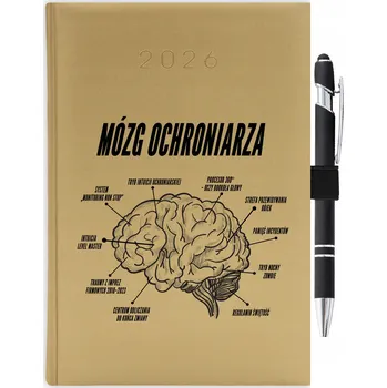 Kalendář Knižní kalendář 2026 A5 FunnyCase zlatý