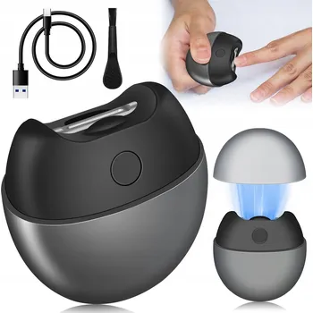 Zabezpečení domácnosti Elektrický zastřihovač nehtů – tichý, nabíjení USB-C – pro děti i dospělé