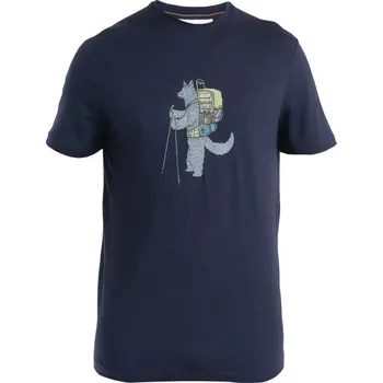 Pánské tričko Pánské triko Icebreaker Men Merino 150 Tech Lite SS Tee Tech Head Velikost: M / Barva: tmavě modrá