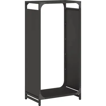 Stojan na dřevo VidaXL kovový