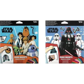 Dekorativní magnet COLORINO DISNEY CORE MAGNET MAGNETY NA LEDNIČKU MIX 2 VZORŮ STAR WARS