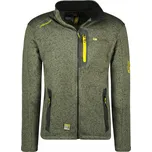 Pánská mikina na zip, lehký fleece se stojáčkem GEO NORWAY grafitová S