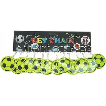 Reflexní klíčenka Přívěsek Na Klíče 12 Ks 7665