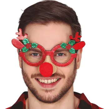 Vánoční dekorace Brýle vánoční sob