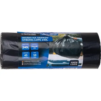 Pytle na odpadky Sáčky na odpadky Schmith 240 l 10 ks