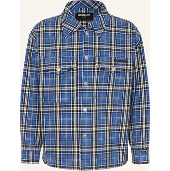 Pánská košile Wrstbhvr Košile Caius Comfort Fit, modrá / bílá / černá