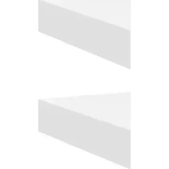 police Police MDF deska VidaXL 23 x 23 cm bílá