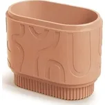 Květináč FOLKA ROUND CASE 60 cm- barva: terakota