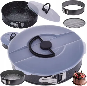 Nádoba na pečení FORMA NA DORT S VÍKEM 26CM PLECH FORMA S NEPŘILNAVÝM POVRCHEM