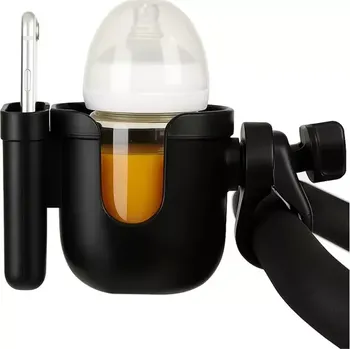 Přeprava dětí Držák na nápoje a telefon na rukojeť kočárku