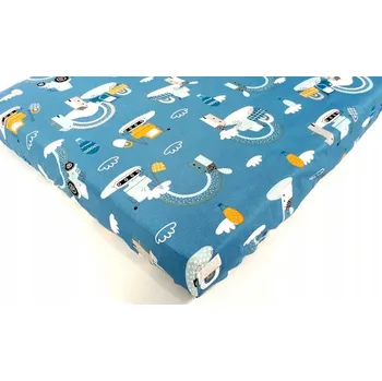 Prostěradlo PROSTĚRADLO BAVLNĚNÉ S GUMOU BAVLNA 40x90 cm do kolébky kočárku