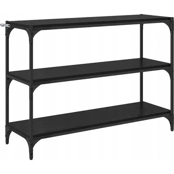 Knihovna Regál VidaXL 33 x 71 x 100 cm, černý dub