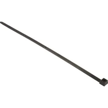 Organizace kabelů Kabelová vázací páska Nedá se uvolnit T150R PA66 BLACK 100 PRT 1904161 365mm 7,6 mm Černá Nylon 66 HellermannTyton