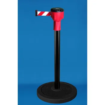 EXPOINT Vymezovací sloupek ČERNÝ s pásem 10m