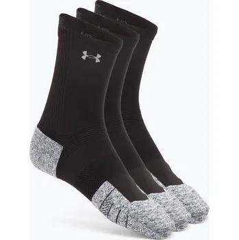 Pánské ponožky Ponožky Under Armour Velociti Run Cushion 3 páry black/black/reflective