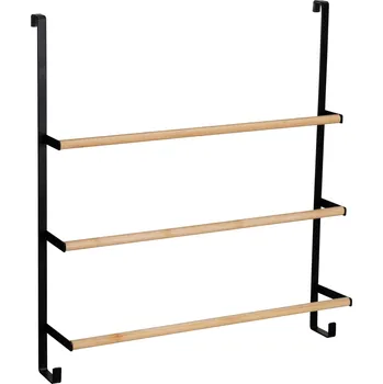 Držák na ručník Wenko Žebřík na ručníky na dveře (černá)