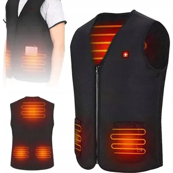 Pánská vesta VYHŘÍVANÁ VESTA USB XL PÁNSKÁ ELEKTRICKÁ BUNDA BEZ RUKÁVŮ DÁMSKÁ