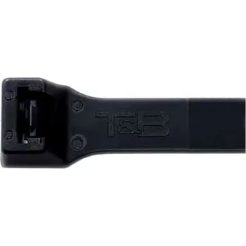 Organizace kabelů Kabelová vázací páska Nerozpojitelné 7TAG054360R0101 TY1000-175X 1.03m 8,76 mm Černá Nylon 66 Thomas a Betts