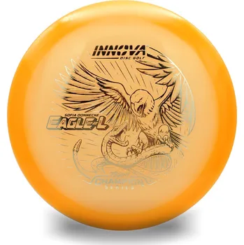 Disc golf Innova EAGLE-L Champion Proto Glow // Sofia Donnecke (2026) Barva: Žluto-růžová, Váha: 173-175 g
