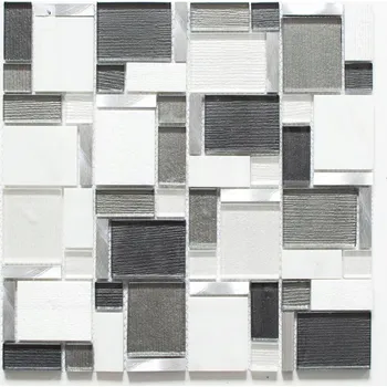 Mozaika WzorcowniaStudio 30 x 30 cm bílá