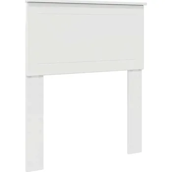 Čelo postele s čelo Lesklá Bílá 75 cm Kompozitní dřevo