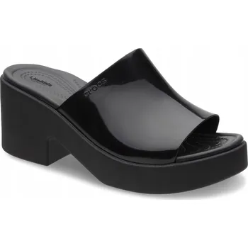 Dámské pantofle Dámské nazouváky Crocs BROOKLYN HIGH SHINE HEEL SLIDE 209709 41.5